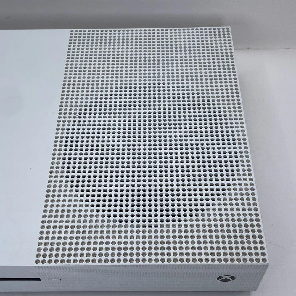 White Microsoft Xbox One S 1681 1TB Home Gaming System Console Only